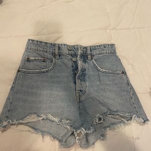 Zara jean shorts